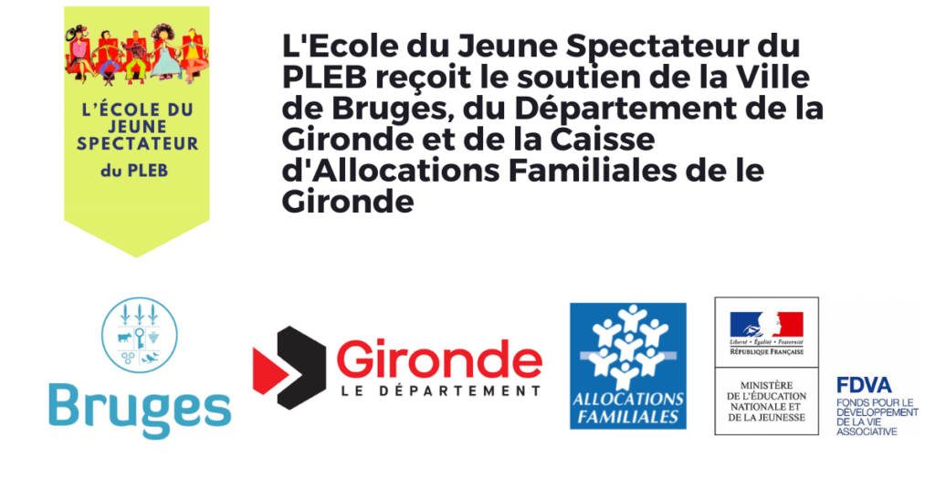 logos Mairie de Bruges, Département de la Gironde, Caisse d'Allocations Familiales de la Gironde