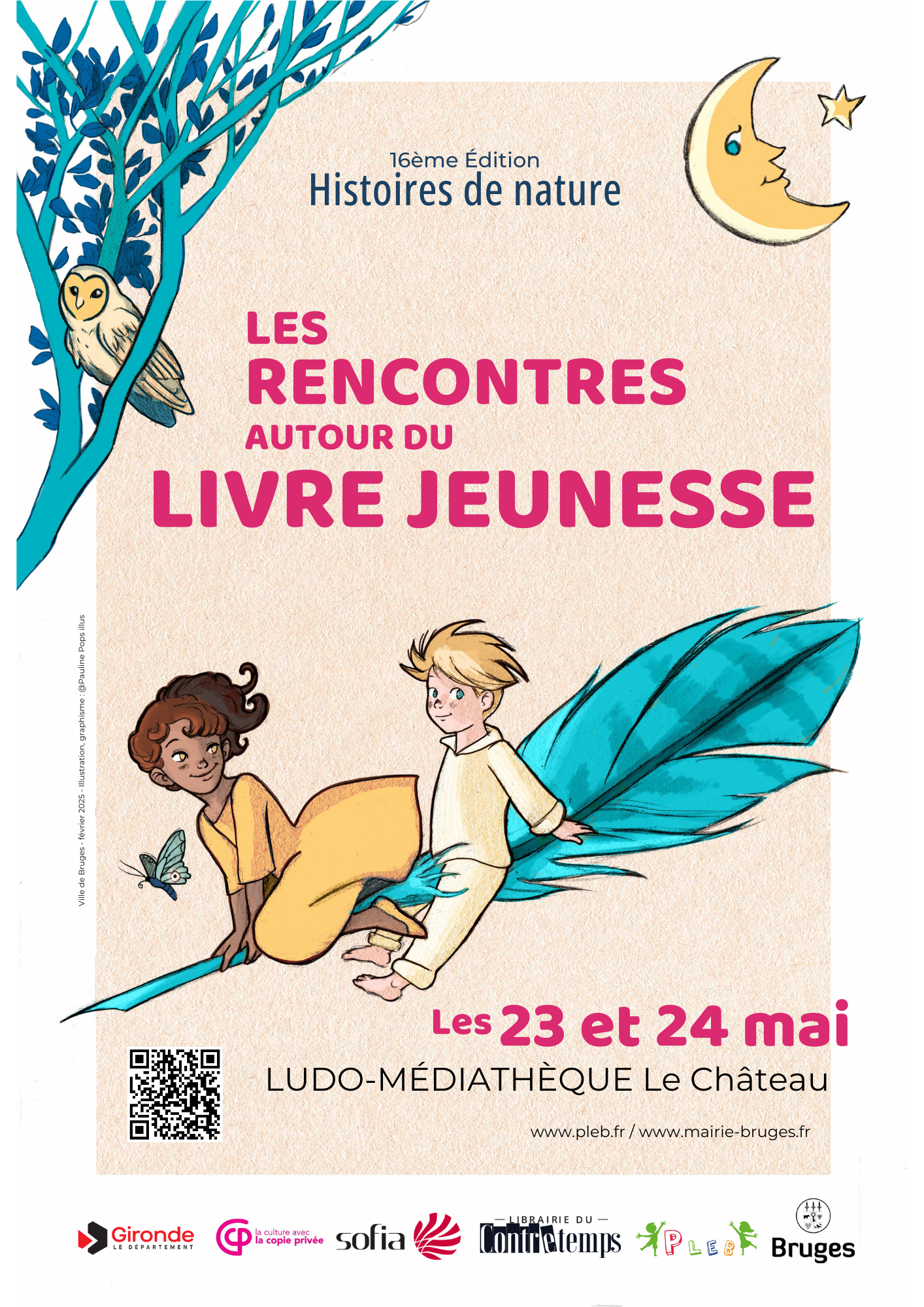 affiche salon du livre 2025